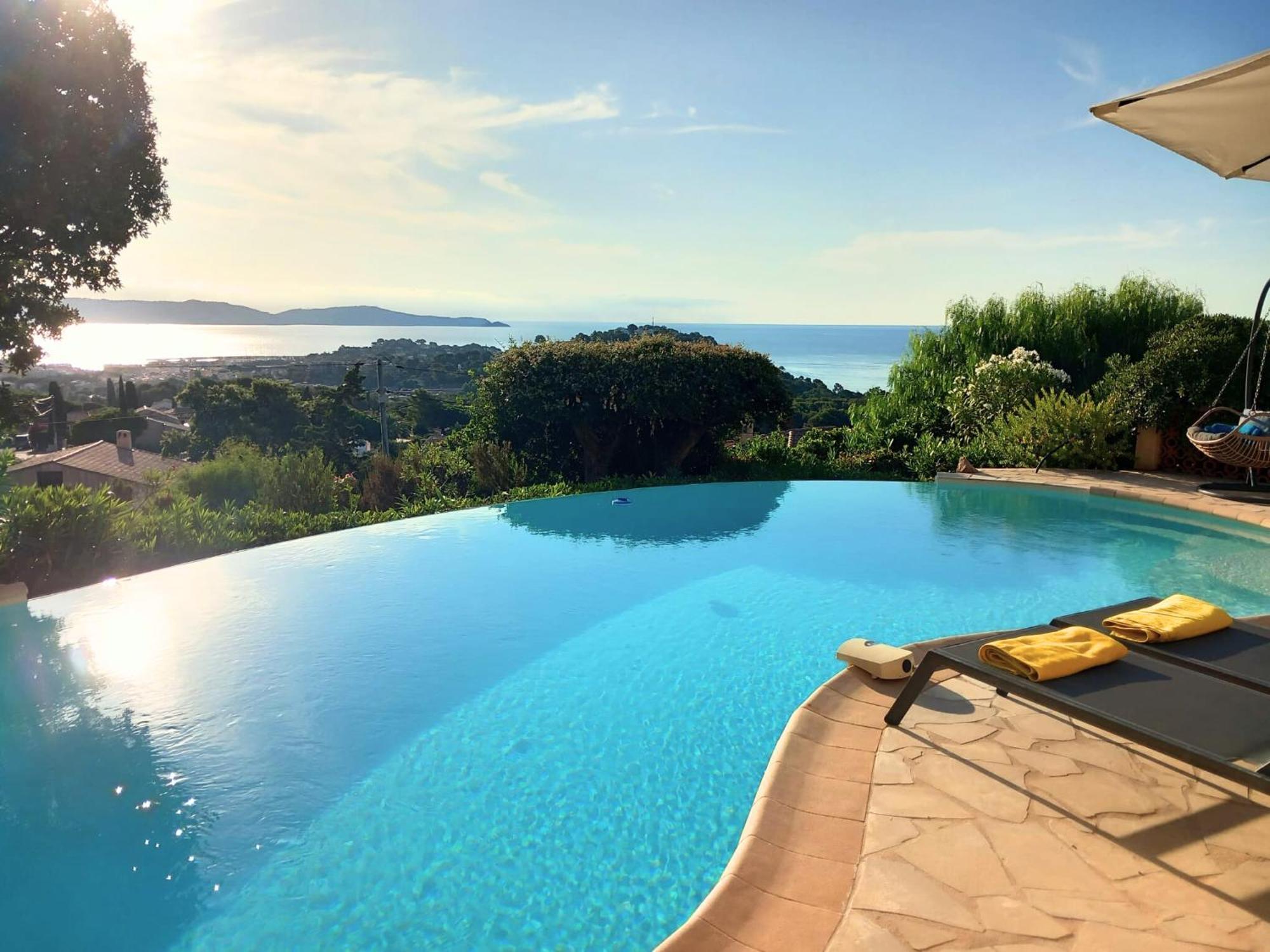 4-star Private With Heated Pool And Panoramic Sea View At Gulf De Saint Tropez Villa Cavalaire-sur-Mer