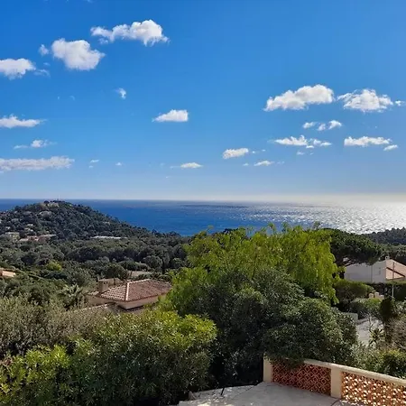 4-Star Private Villa With Heated Pool And Panoramic Sea View At Gulf De Saint Tropez Cavalaire-sur-Mer Exterior photo
